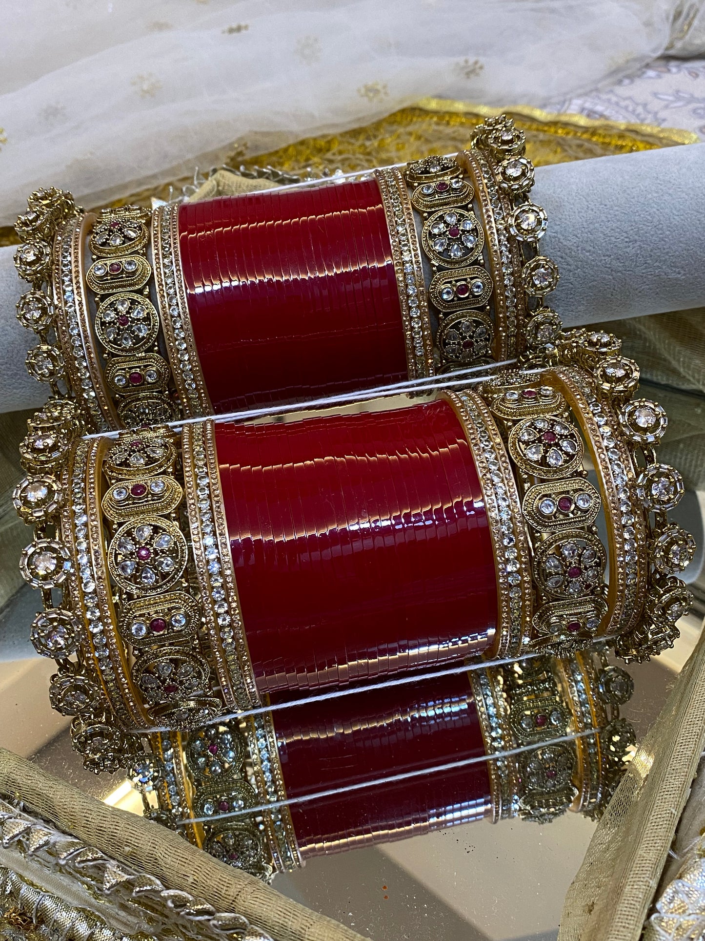 A beautiful Punjabi bridal Chooda for our bride