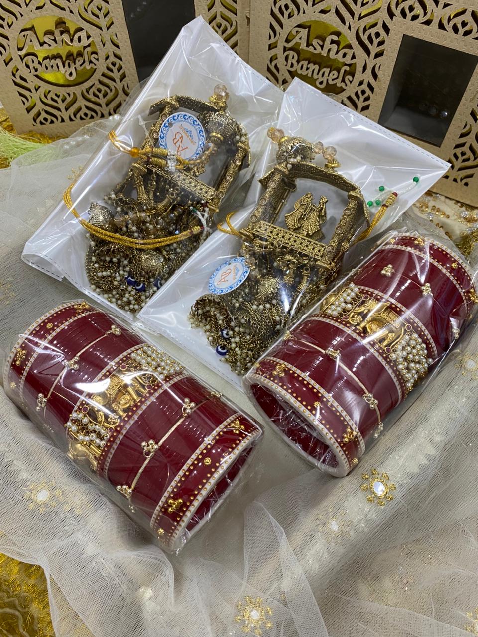 COMBO OF BRIDAL CHURA AND BRIDAL KALIRA