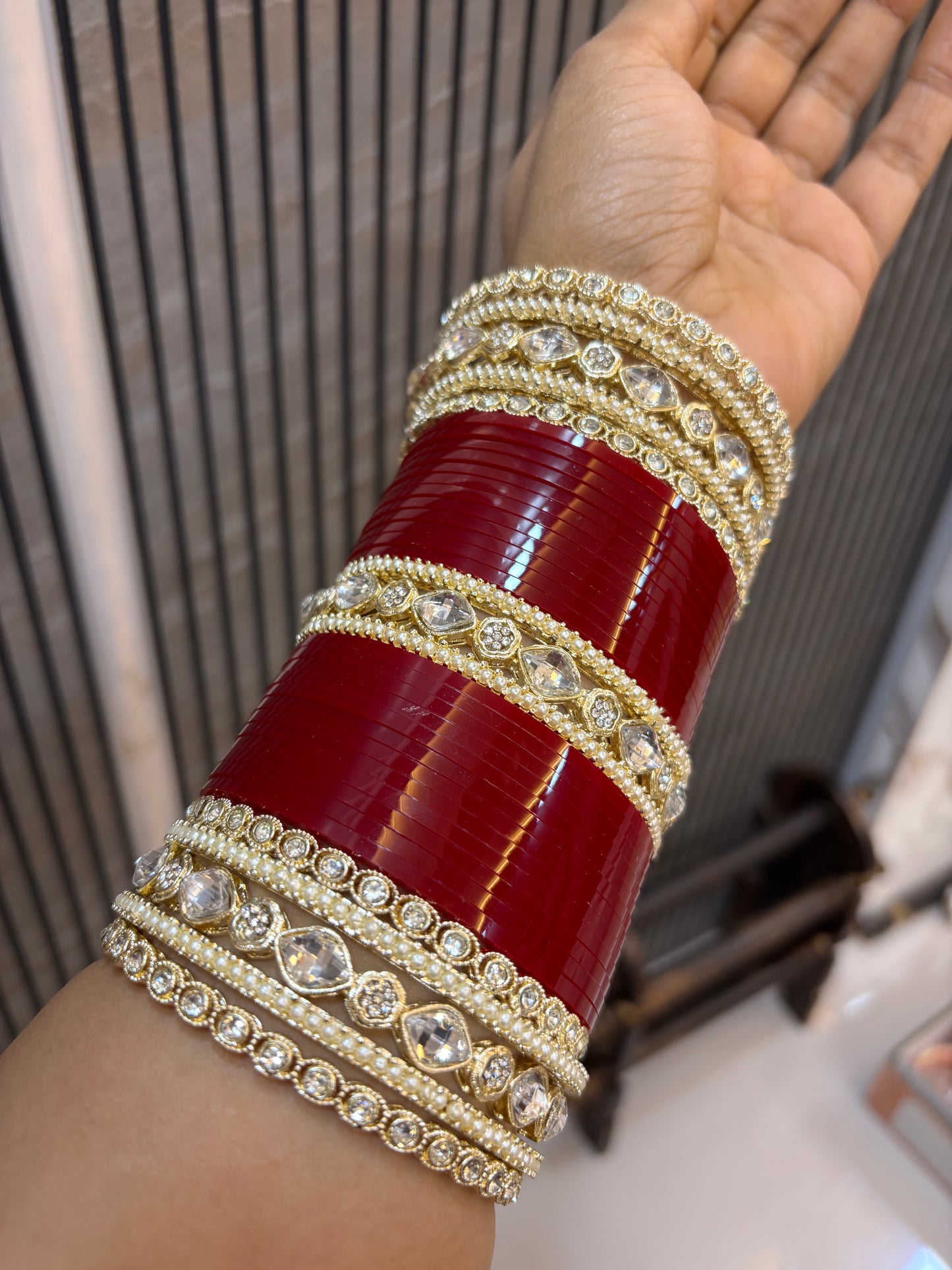 Polki bangle set
