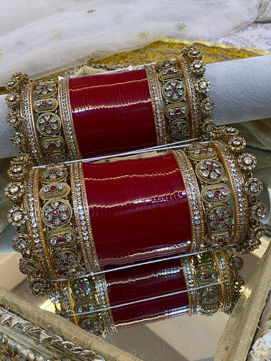 A beautiful Punjabi bridal Chooda for our bride