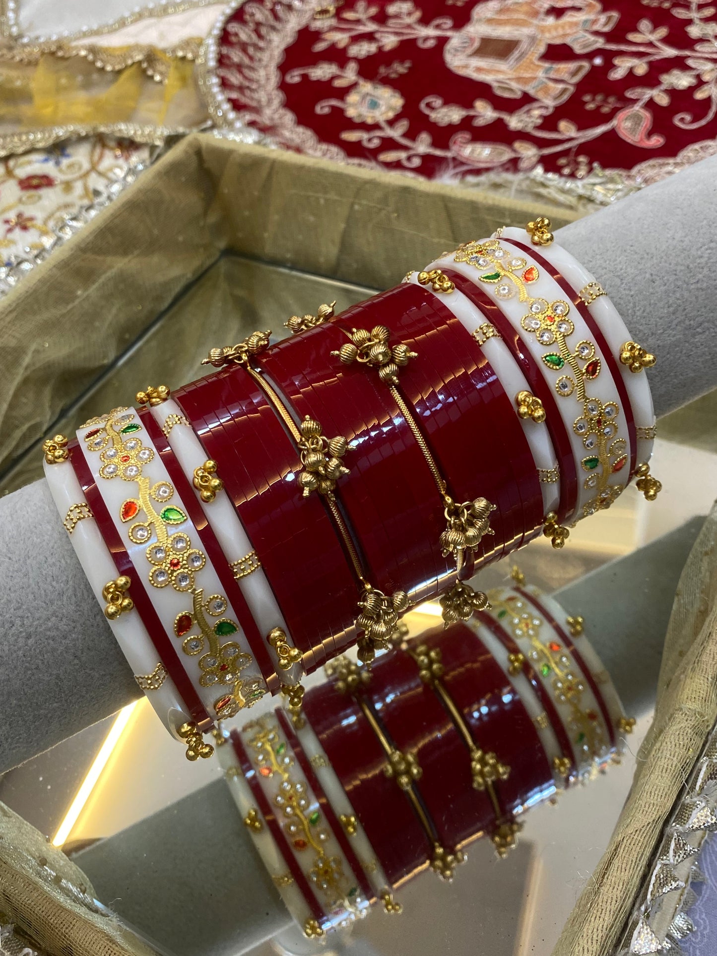 A Heritage collection in sea shell bangles