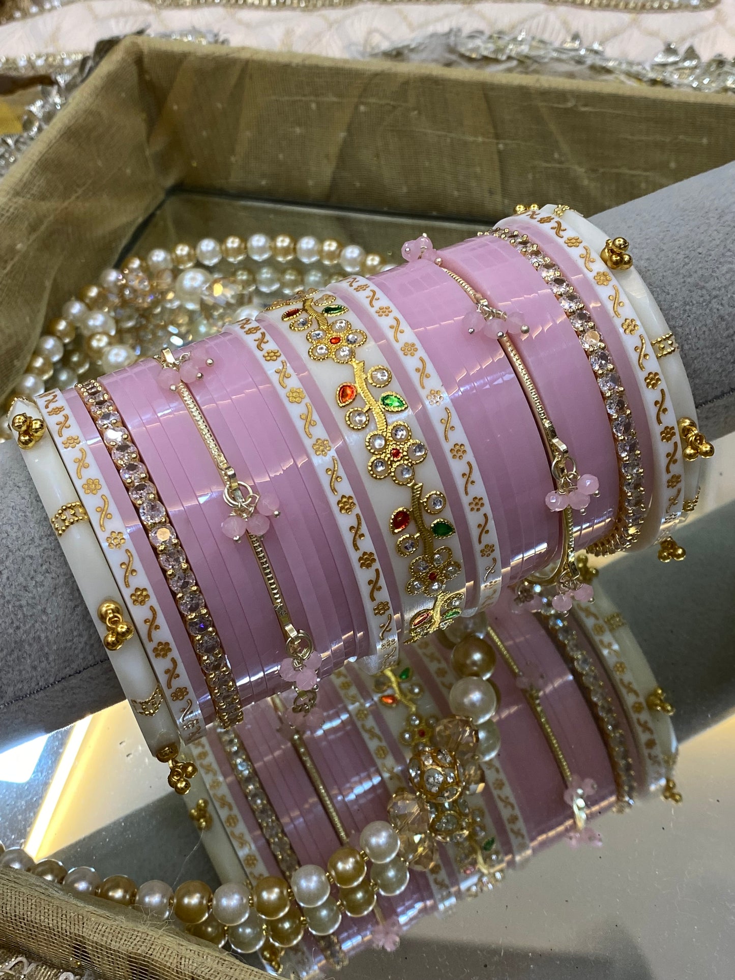 A Heritage collection in sea shell bangles
