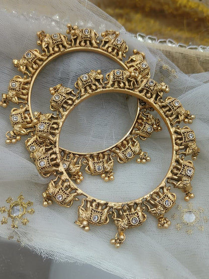 KASHMIRI BANGLES IN ELEPHANT LOOK