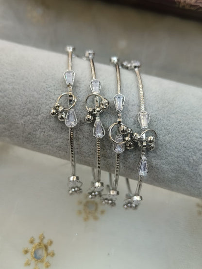 American Diamond Kashmiri Bangles
