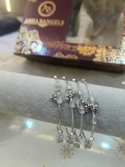 American Diamond Kashmiri Bangles