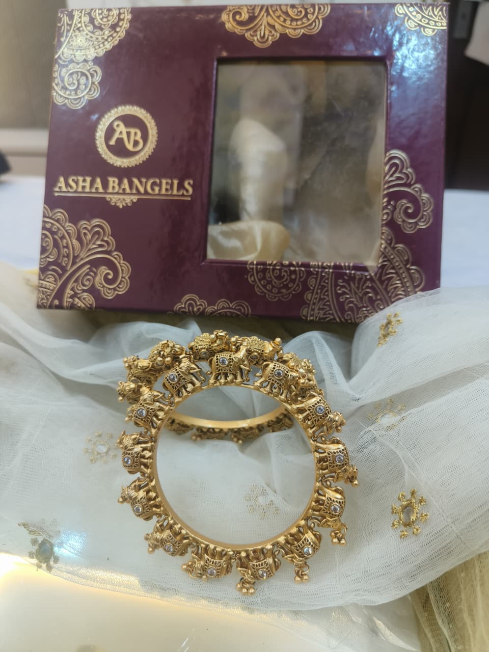 KASHMIRI BANGLES IN ELEPHANT LOOK