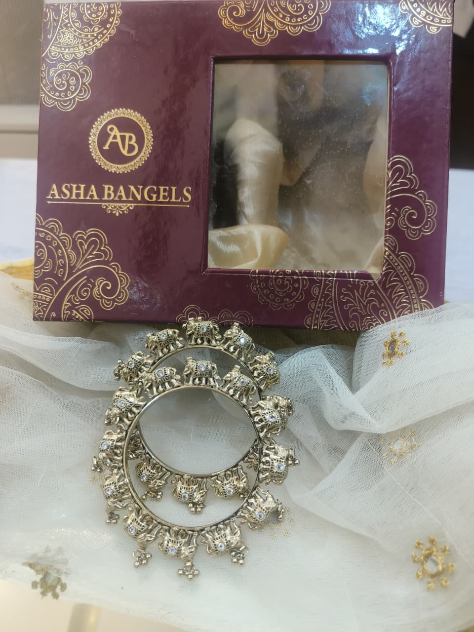 KASHMIRI BANGLES IN ELEPHANT LOOK