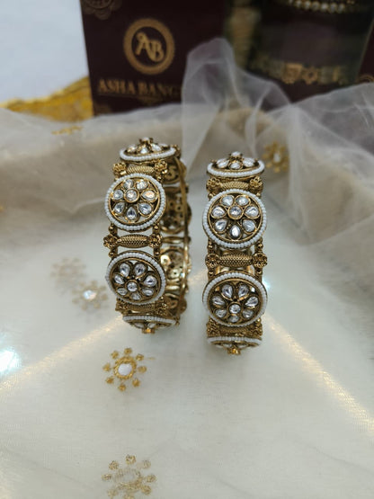 POLKI AND PEARL-  PERFECT COMBINATION