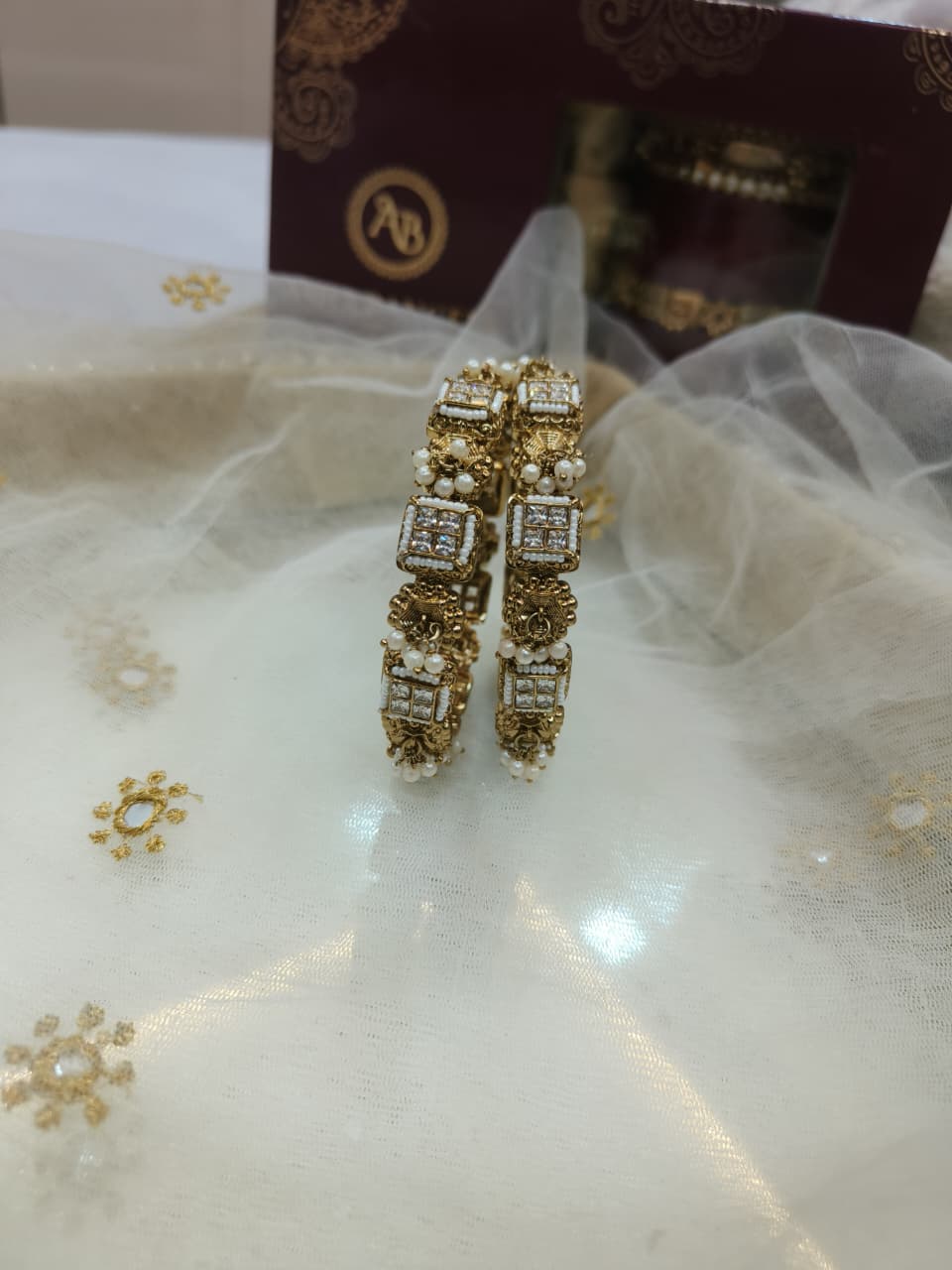 POLKI BANGLES IN KASHMIRI STYLE