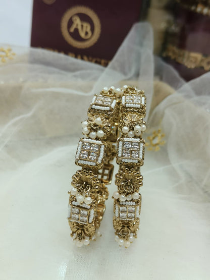 POLKI BANGLES IN KASHMIRI STYLE