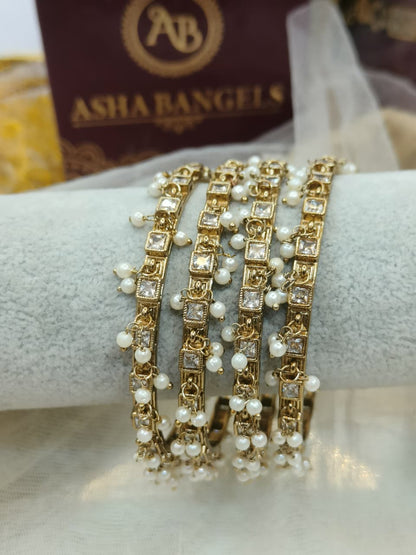 SKINNY POLKI BANGLES IN KASHMIRI STYLE