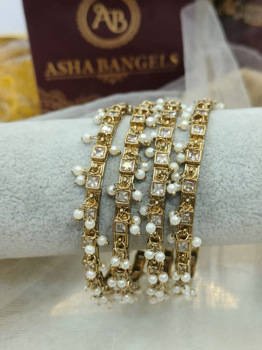 SKINNY POLKI BANGLES IN KASHMIRI STYLE
